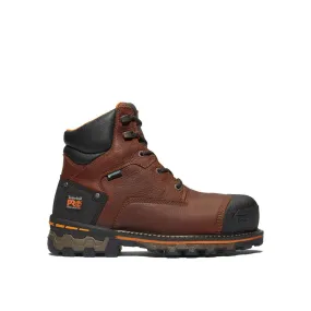 Boondock 6 Inch Composite-Toe Waterproof Ins 400G Work Boot Brown