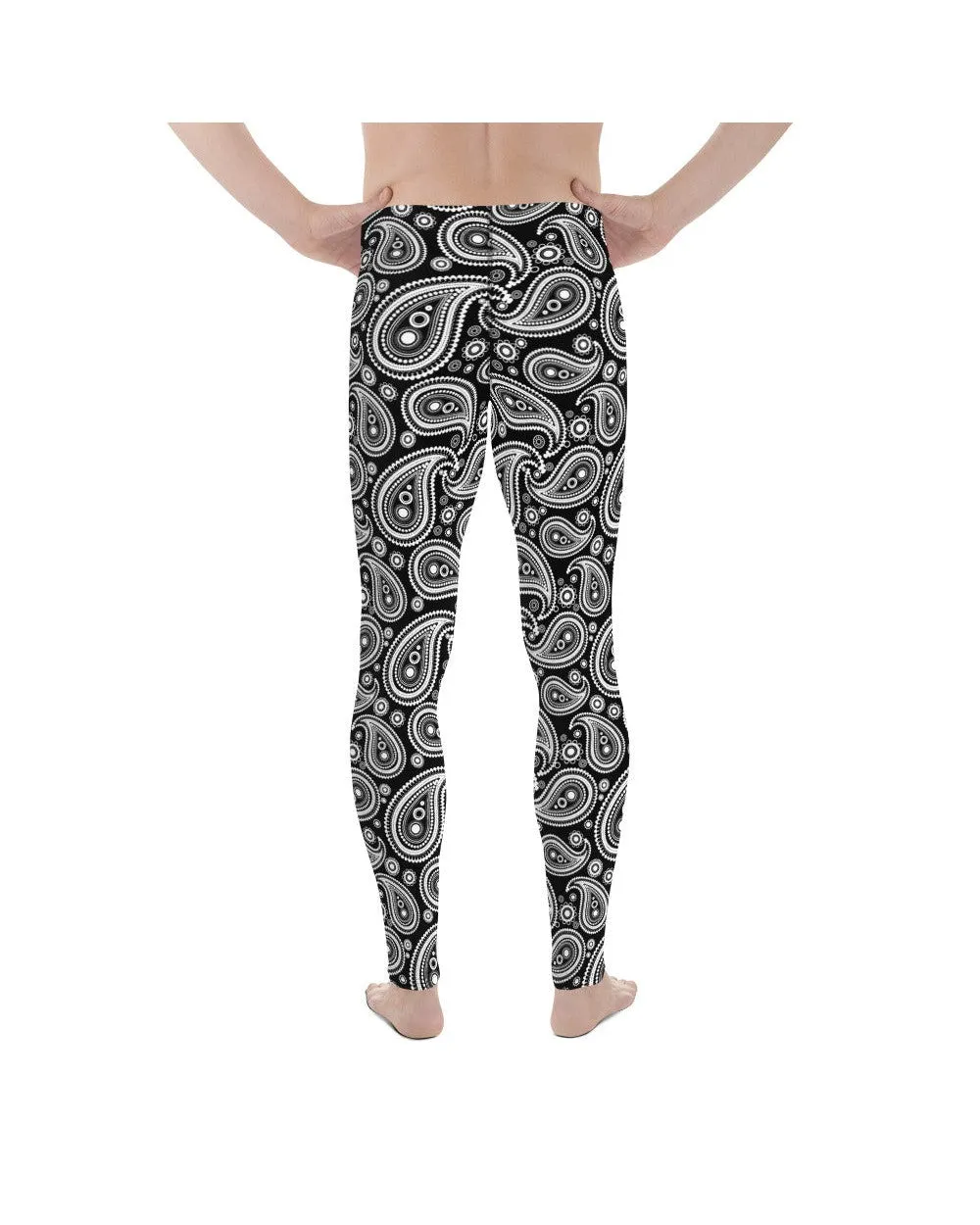 Black & White Paisley Meggings