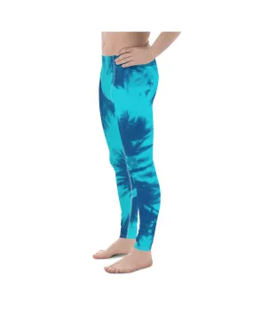 Blue & Aqua Tie Dye Meggings