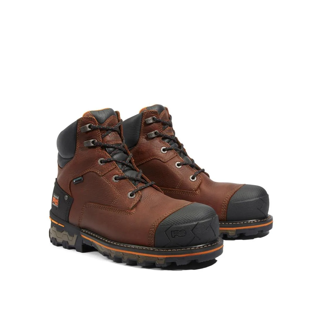 Boondock 6 Inch Composite-Toe Waterproof Ins 400G Work Boot Brown