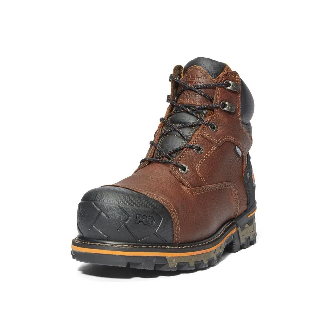 Boondock 6 Inch Composite-Toe Waterproof Ins 400G Work Boot Brown