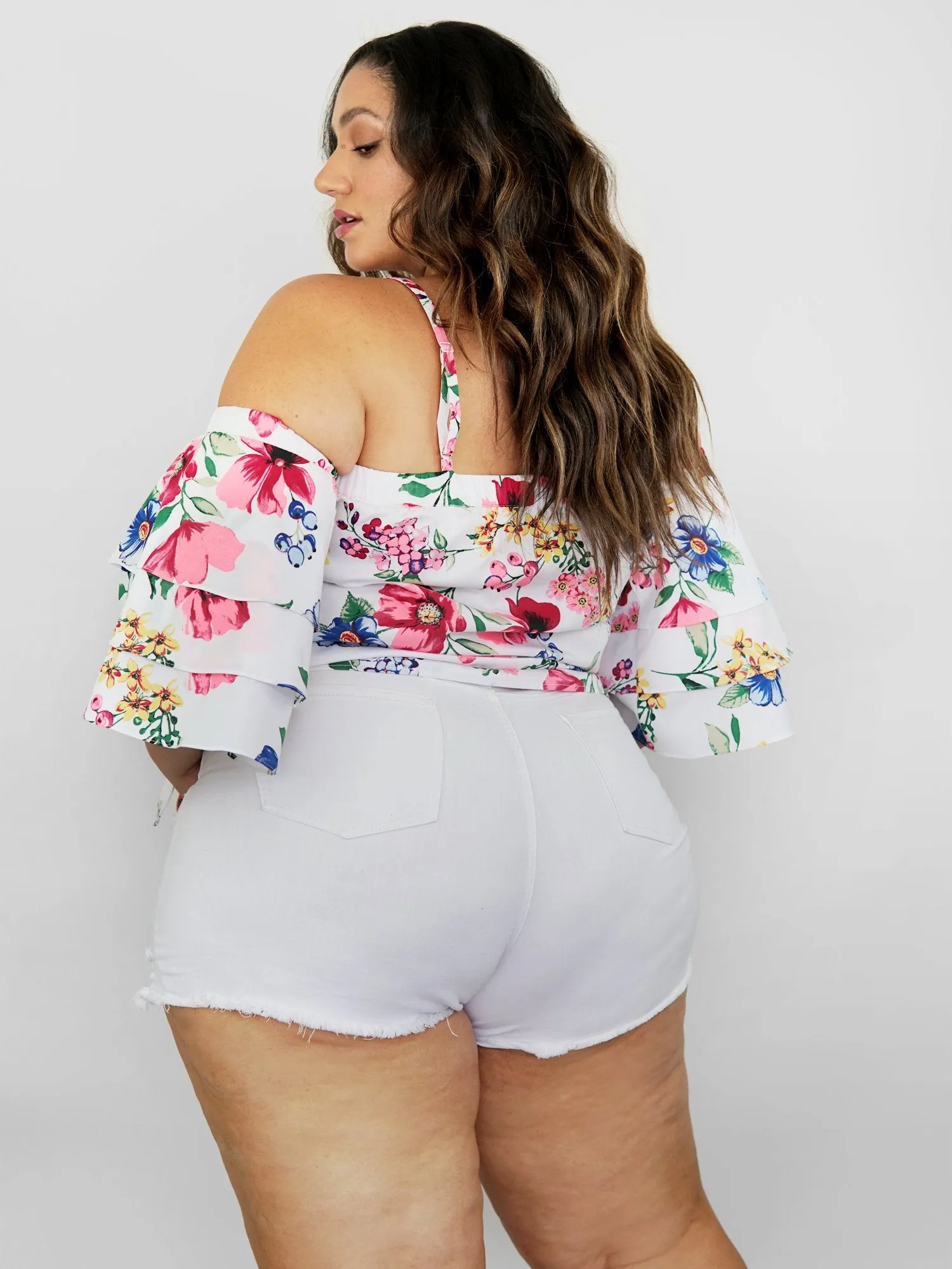 Brianna Off The Shoulder Floral Top