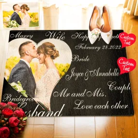 Custom Welcome Door Mat Personalized Wedding Decorative Doormat