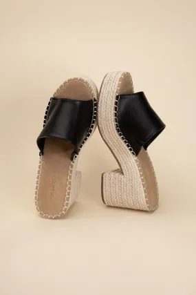 Espadrille Heel Mules