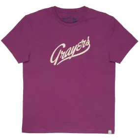 Grayers Print Tee - Amethyst