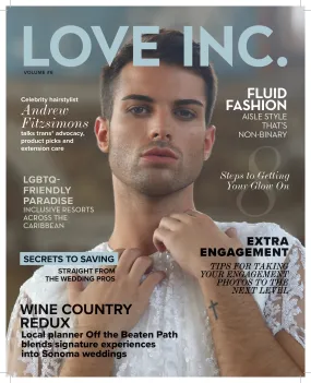 Love Inc. Volume 6 - Kardashian Celebrity Hairstylist Andrew Fitzsimons On Trans Advocacy & Extension Care, Fluid Non-Binary Fashion, LGBTQ  Friendly Honeymoon, Saving Secrets & Engagement Photo Tips!