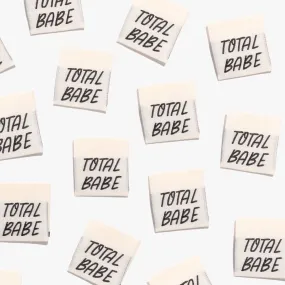 "Total Babe" Woven Labels | Pack of 10 | Kylie And The Machine