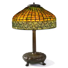 Tiffany Studios New York "Greek Key" Table Lamp